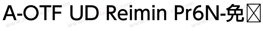 A-OTF UD Reimin Pr6N字体转换